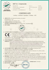 CE Certification — Risenmega machinery complies with EN 280 and EN ISO 3691-1