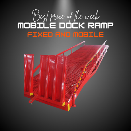 Risenmega mobile dock ramp loading bridge for truck bay and warehouse