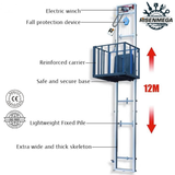 400KG Single Rail Wire Rope Cargo Lift (2-15M Lifting Height)