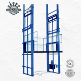 1-2 Ton Double Rail Hydraulic Cargo Lift (2-15M Lifting Height)