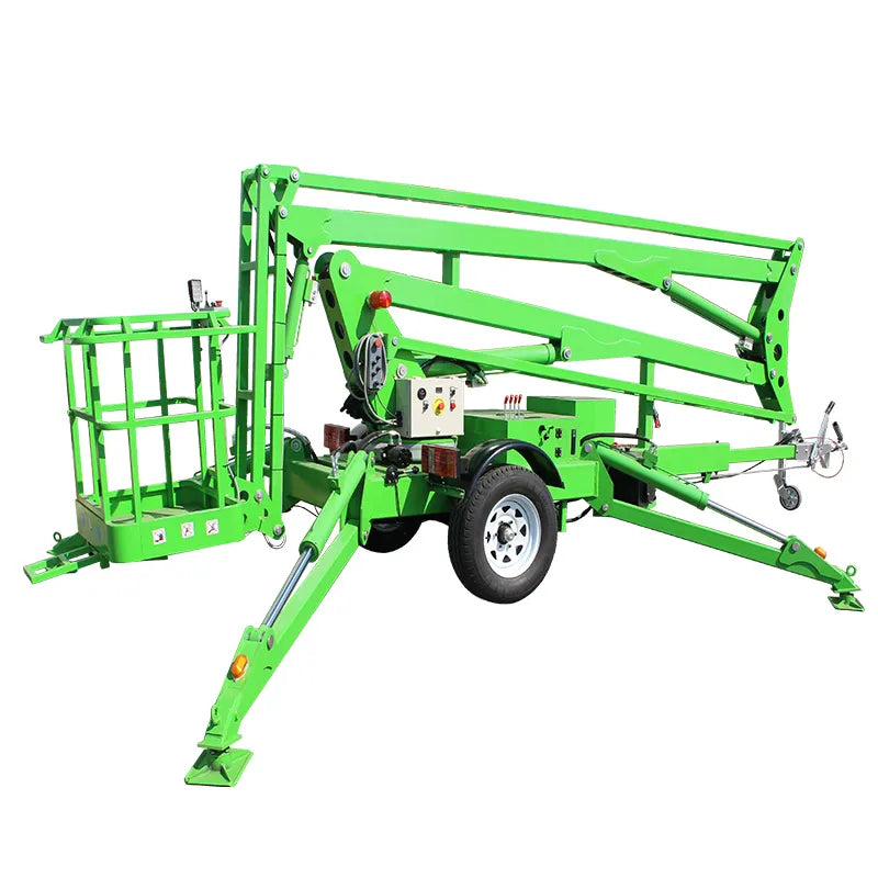 Towable Articulated Boom Lift Curl Arm 10M