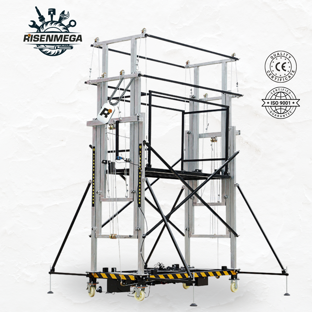 Electric Scaffolding Galvanized Style 500KG Capacity