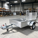 Risenmega single-axle galvanized utility trailer 1000kg