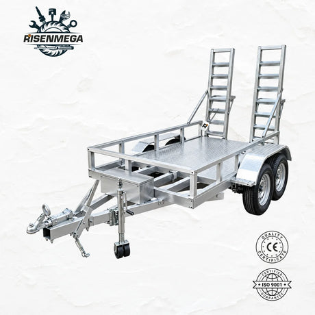 Galvanized tandem axle excavator trailer - view 1 of 2